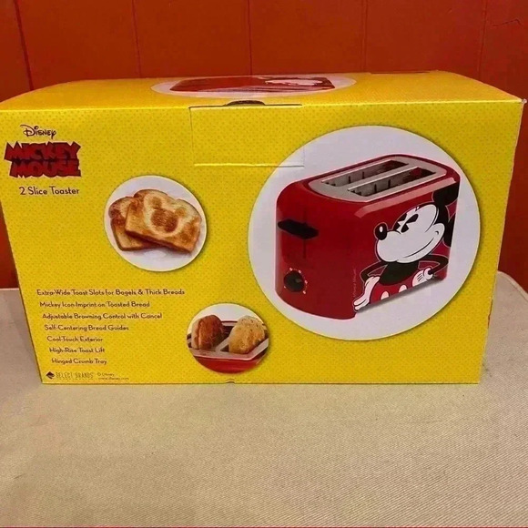 New Disney Mickey Mouse 2 Slice Toaster - Picture 5 of 6